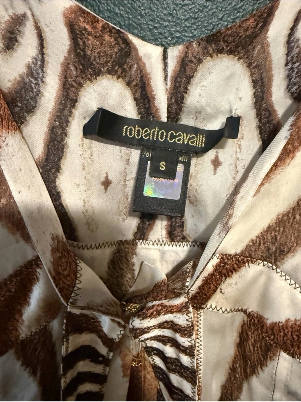 Roberto Cavalli Vintage Tank Cami zebra Y2K - Picture 3 of 4